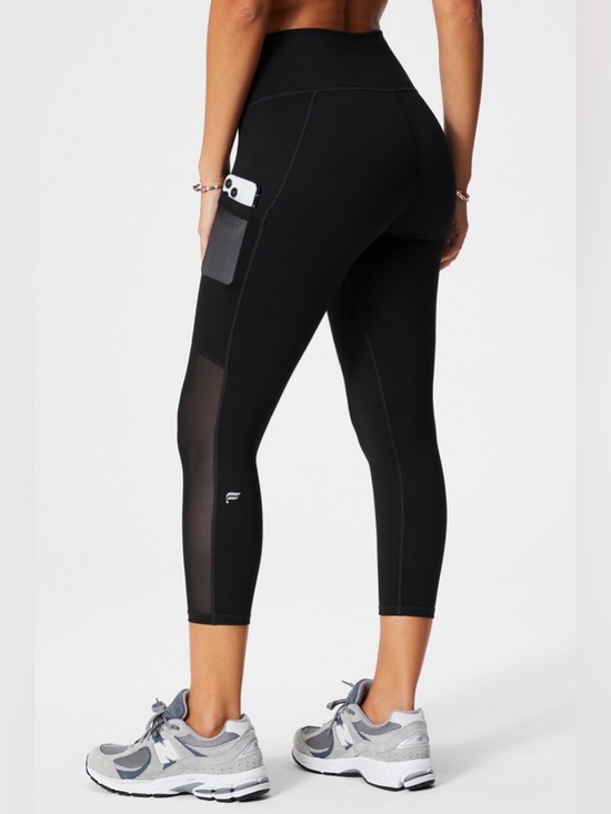 Fabletics Pants - Fabletics Powerhold On-the-Go Leggings Mesh High-Waisted Capris Women’s XXL